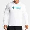 Marškinėliai Adventer &amp; Fishing Functional Hooded UV T-Shirt Baltas &amp; Bluefin