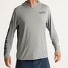 Marškinėliai Adventer &amp; Fishing Functional Hooded UV T-Shirt Limestone