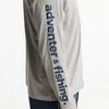 Marškinėliai Adventer &amp; Fishing Functional Hooded UV T-Shirt Limestone