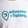 Marškinėliai Adventer &amp; Fishing Short T-Shirt Baltas &amp; Bluefin