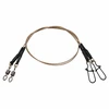 Pavadėliai DAM EFFZETT Coated Core49 Leader Brown 30cm