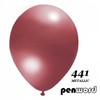 Balionai 12" Metalic Penword 100vnt bordo