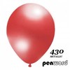 Balionai 12" Metalic Penword 100vnt raudoni