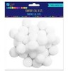 Dallprint Akriliniai burbuliukai,balti 5cm,30vnt.