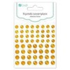 Dallprint Dekor.lipnūs kristalai, 60vnt., auksiniai