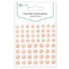 Dallprint Dekor.lipnūs kristalai, 60vnt.,kreminiai