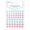 Dallprint Dekor.lipnūs kristalai, 60vnt.,pasteliniai