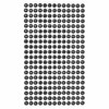 Dallprint Dekor.lipnūs kristalai 6mm 260vnt juodi