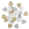 Dallprint Medinės brokatinės figūrėlės ŠIRDYS 24vnt mix