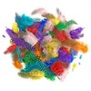 Dallprint Plunksnos 4-7cm 10g ryškios mix sp