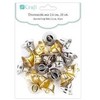 Dallprint Varpeliai metaliniai MIX, 2.6cm,20vnt.