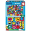 Educa 2 dėlionės (puzzle) 2x48 MONSIEUR MADAME 3-6metų