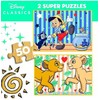Educa 2 dėlionės (puzzle) medinės 2x50 DISNEY CLASSICS 4-6metų