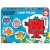 Educa 5 dėlionės (puzzle) 3+3+4+4+5 MONSIEUR MADAME 2-4metų