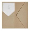 Galeria Papieru Vokai DL NATURE 220g 5vnt tam smėlio