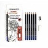 Grafitinių pieštukų rinkinys Alpino Color Experience, 6 vnt + trintukas ir drožtukas