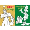 Ideyka Knygutė spalvinimui su lipdukais LOONEY TUNES: Linksmų Kalėdų Warner Bros