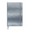 Knygutė INGOT 125x195mm 80l lang., sidabrinė