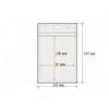 Dėklas vardinei kortelei 4077V, 91x128mm, vertikalus, skaidrus