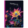 Lastva Knyga A5 96lap 70g linija NEON FLOWERS
