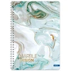 Lastva Knyga su spirale A5 80lap. 70g MARBLE linija