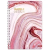 Lastva Knyga su spirale A5 80lap. 70g MARBLE linija