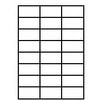 Lipnios etiketės LabelMedia, A4, baltos, 70x37,1 mm, (24) (100) 0707-758