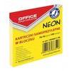 Office Products Lip.lapeliai 76x76/ 100 OFFp, neon geltoni