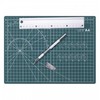 Office Products Rinkinys: pjaustymo kilimėlis A4, liniuotė 20cm, peilis su papildomais peiliukais