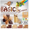 Origami 20x20/ 50l Folia rudi motyvai