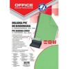 Q-Connect Įrišimo viršeliai PVC skaid.žal.A4 0,2mm