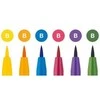 *Rašikliai piešimui Faber-Castell PITT Basic, 6vnt., įvairių spalvų