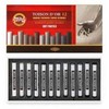 Koh I Noor Sausų pastelių rinkinys 12vnt pilkų atsp.8522G