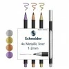 Žymeklis metallic SCHNEIDER 4 spalvos
