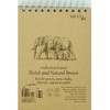 Smiltainis Bloknotas eskizams KRAFT Authentic A5 80l, 135gsm