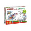 Spalvinimo rinkinys (dvipusiai flomasteriai) ALPINO Activity 12sp