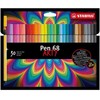 Stabilo Flomasteriai PEN 68 ARTY 24sp.+6neon