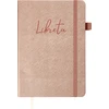 Zibi Knyga su gumute A5 96l LIBRETA smėlio sp. lygiais lapais