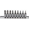 Grąžtas Bgs Technic Įpresuotų antgalių rinkinys | 6.3 mm (1/4") | T-Star su skyle (Torx) T10 - T50 (2165)