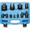 Grąžtas Bgs Technic Smūginių adapterių ir šarnyrų / kardanų rinkinys | 6.3 mm (1/4") - 25 mm (1") | 11 vnt. (25140)