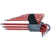 Bgs Technic L tipo raktų rinkinys | T-Star (Torx) / T-Star su skyle (Torx) T10 - T50 | 9 vnt. (35105)