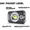 Toughbuilt Tvirtas, 360 laipsnių kampu pasukamas mini gulsčiukas
