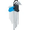 Bgs Technic L tipo raktų rinkinys | ilgas tipas | Hex šešiakampis / hex šešiakampis su šarnyru 1,5 - 10 mm | 9 vnt. (790)