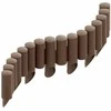 Aizsargbarjera Garden Center, 230 cm x 5.5 cm x 25.5 cm, brūna krās., 10 gab.