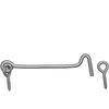 Kabliukas Domax ZHK, pilka, 120 mm