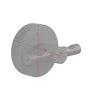 Kabliukas Tesa, 53 mm x 65 mm x 50 mm, juoda sp.