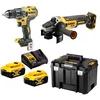Grąžtas Akumuliatorinių įrankių rinkinys su akumuliatoriumi Dewalt DCK2020P2T-QW, 18 V, 5 Ah