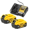 Akumulatora lādētājs Dewalt DCB1104P2-QW, 12/18 V