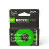 Įkraunami elementai GP RECYKO AA. 2000mAh. 4 vnt.