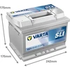 Varta Akumuliatorius 61 Ah 600 A EN 12V